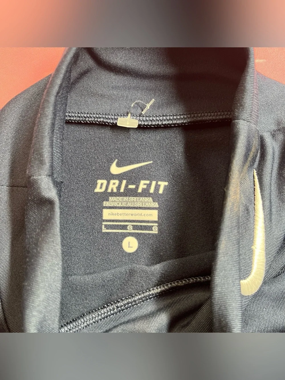 Nike dri-fit mock neck long sleeve